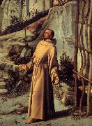 BELLINI, Giovanni Details of St.Francis in the desert oil painting artist
